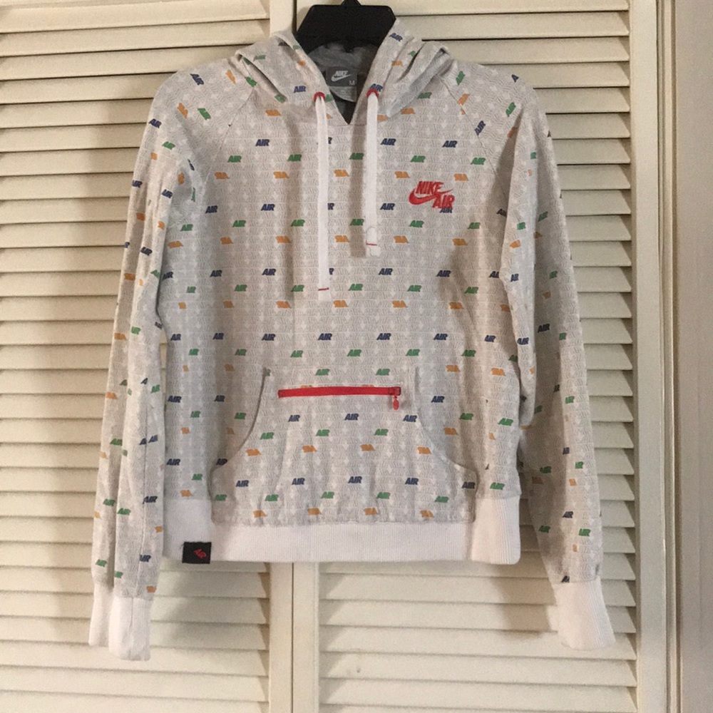 Women’s Nike Air Hoodie Colorful Vintage Like sz M